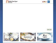 Tablet Screenshot of kirkeby-cheese.dk